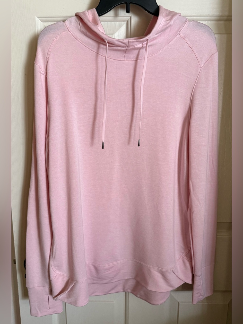 Athletic Works Light Pink Hooded Pullover Sweatshirt